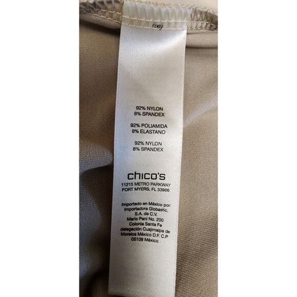 Chico's Leopard Animal Print 2 PC Sheer Tunic Blouse 3/4 Sleeve Color Brown L - Picture 12 of 12